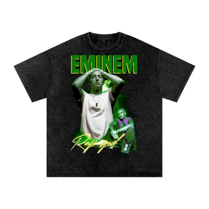 Eminem Acid Wash Oversize T-Shirt