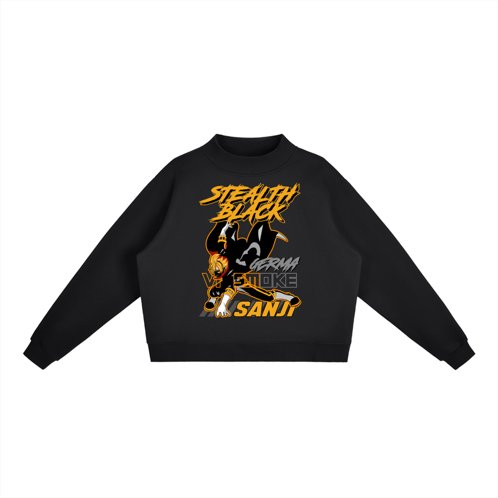 Sanji One Piece Essential Fleece Mid-Neck Crew Sweatshirt