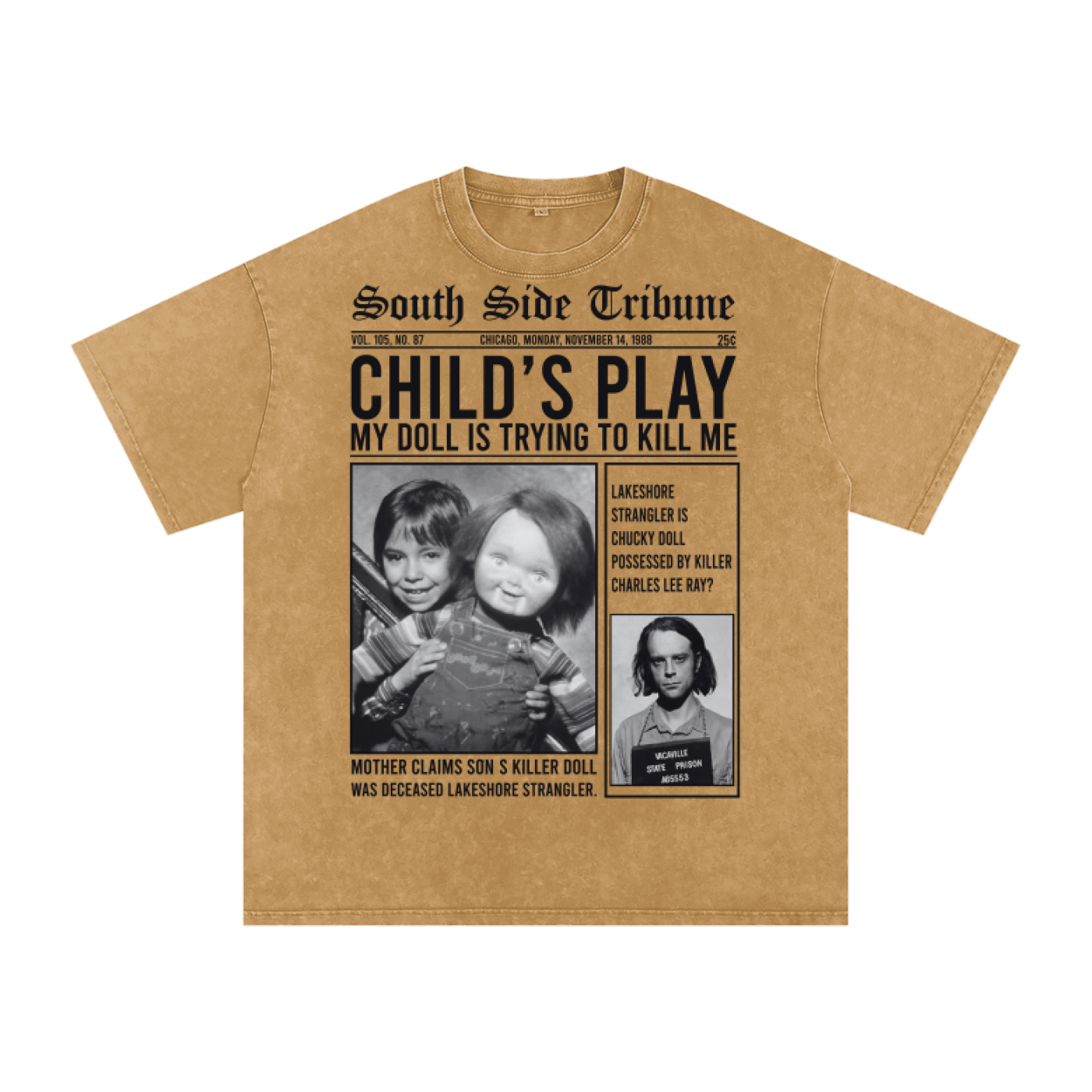 Chucky Acid Wash Oversize T-Shirt
