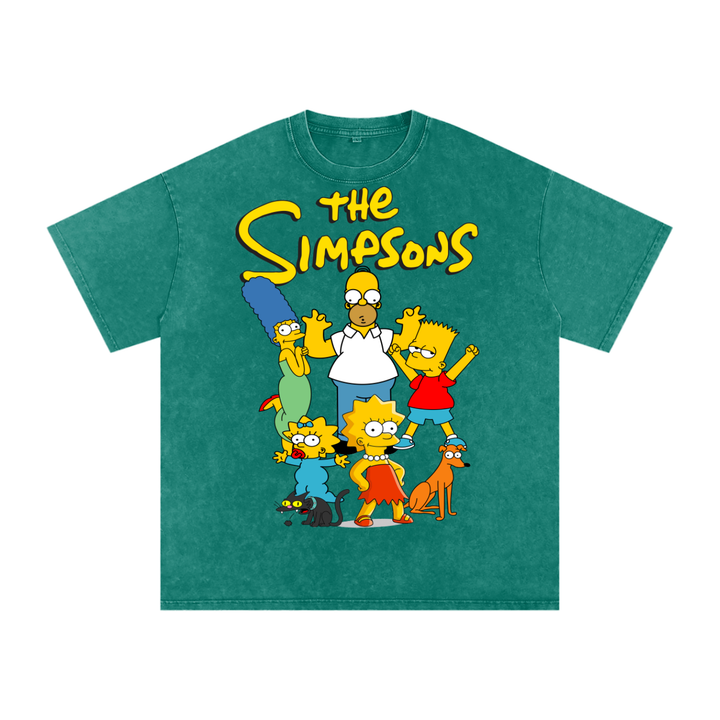 The Simpsons Acid Wash Oversize T-Shirt