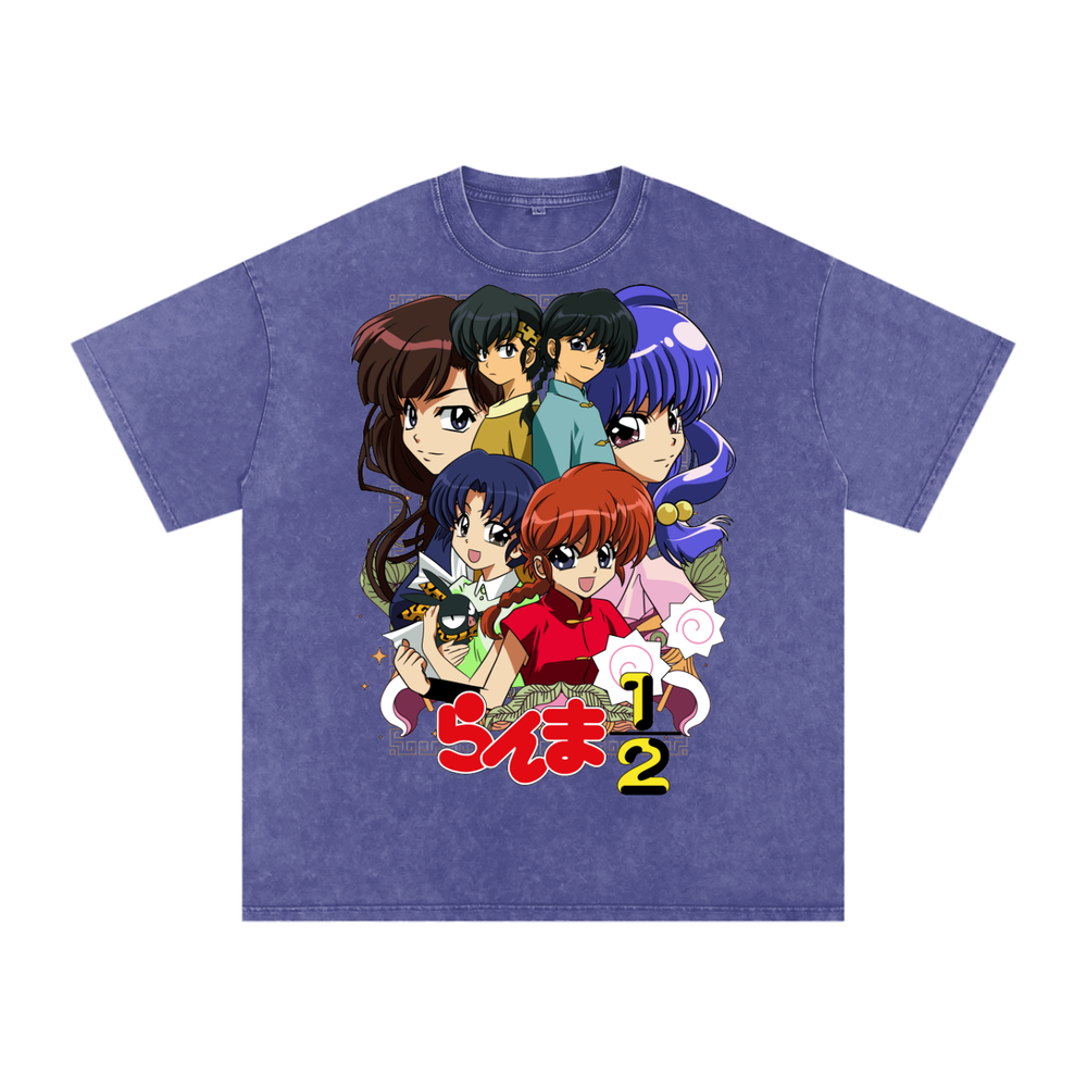Ranma Acid Wash Oversize T-Shirt