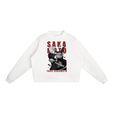 Sakamoto Days Essential Fleece Mid-Neck Crew Sweatshirt