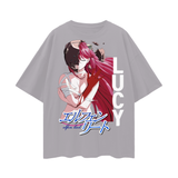 Lucy Elfen Lied Oversize Deep Drop Shoulder Tee