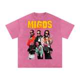 Migos Acid Wash Oversize T-Shirt