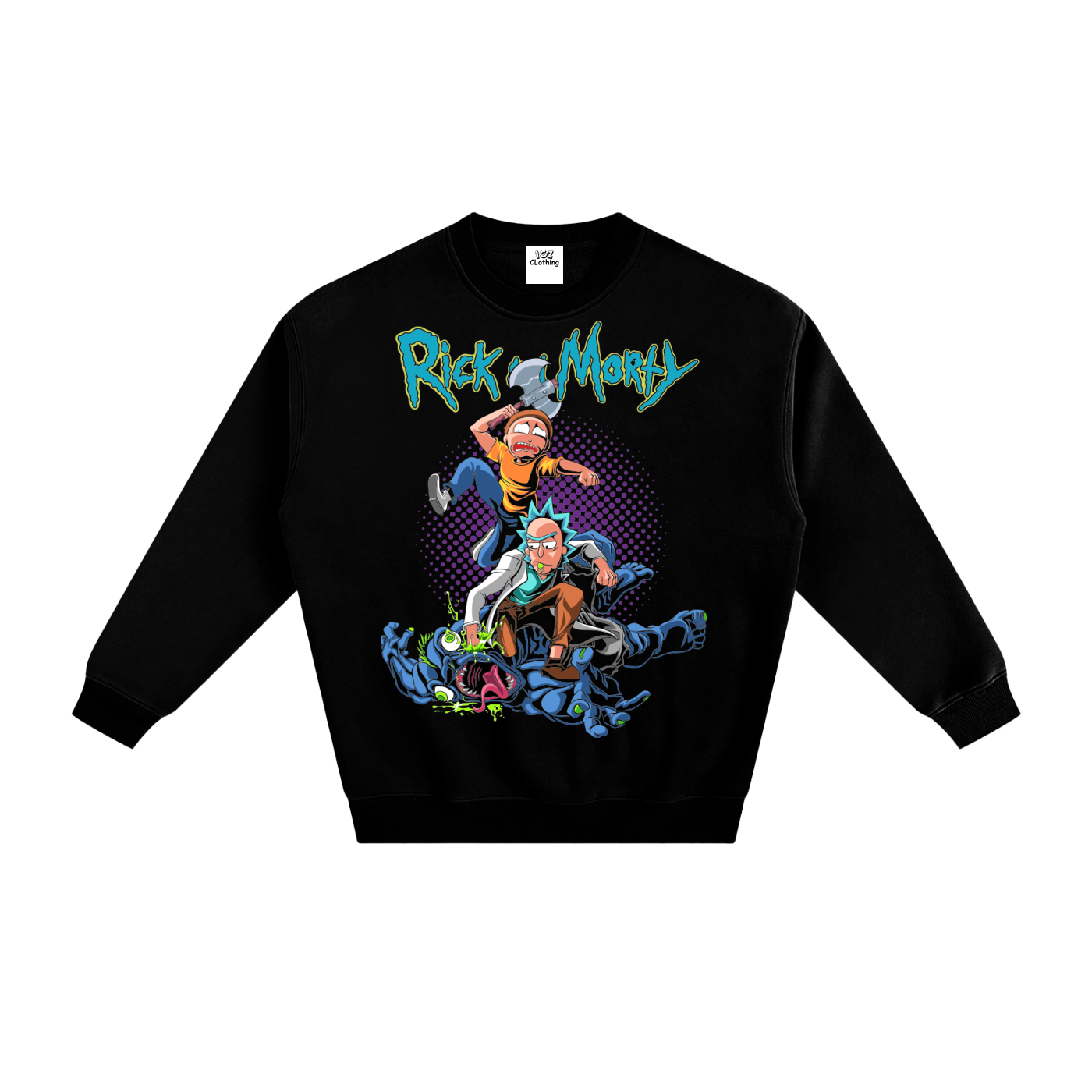 Rick and Morty Fleeced Sweatshirt