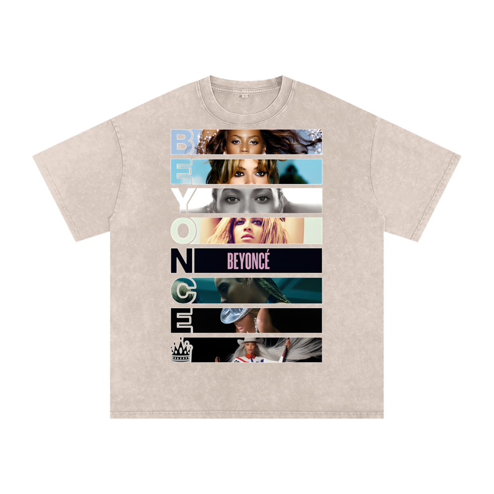 Beyonce Cowboy Carter Acid Wash Oversize T-Shirt