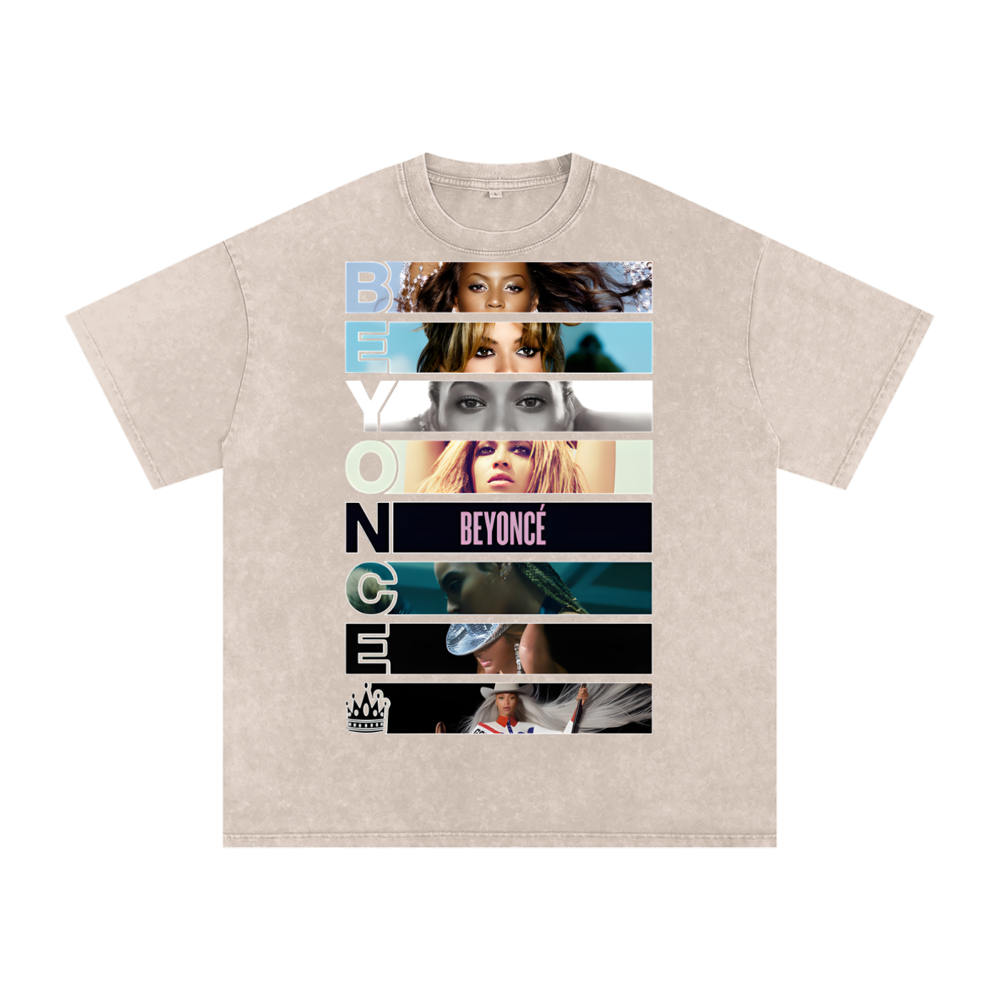 Beyonce Cowboy Carter Acid Wash Oversize T-Shirt