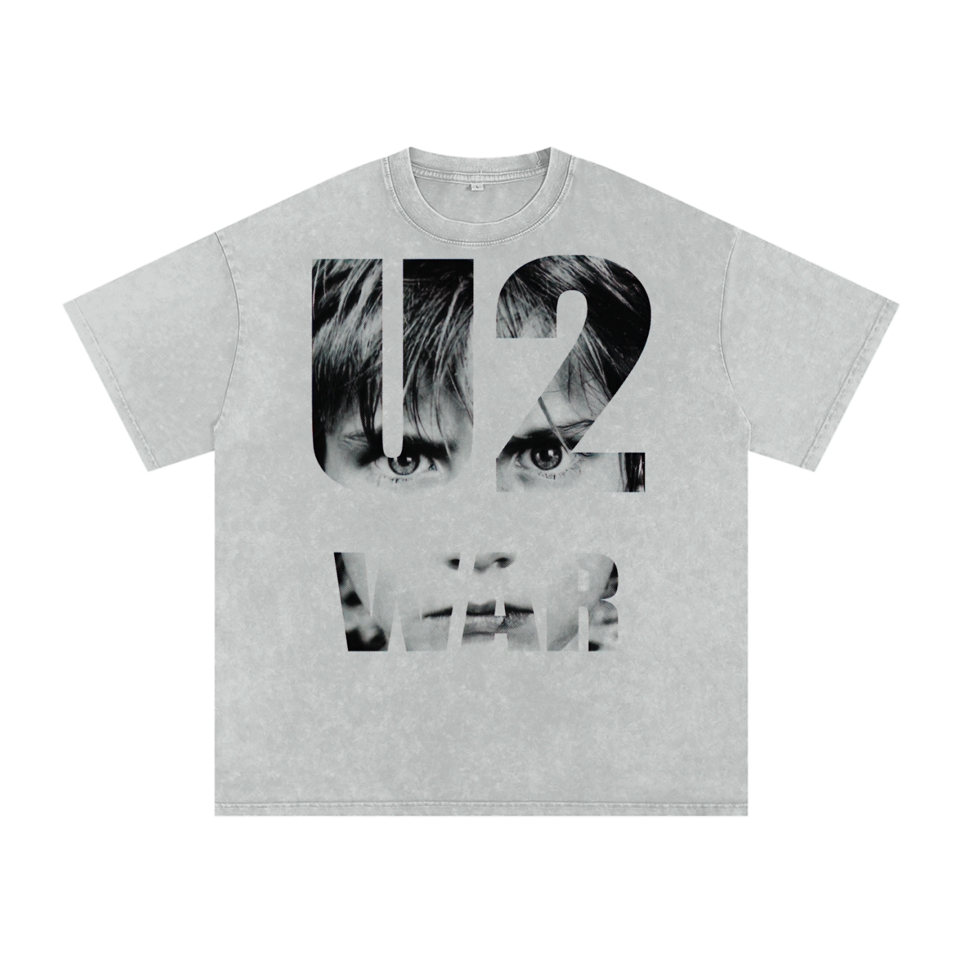 U2 Acid Wash Oversize T-Shirt