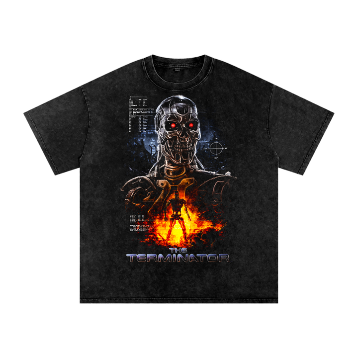 The Terminator Acid Wash Oversize T-Shirt