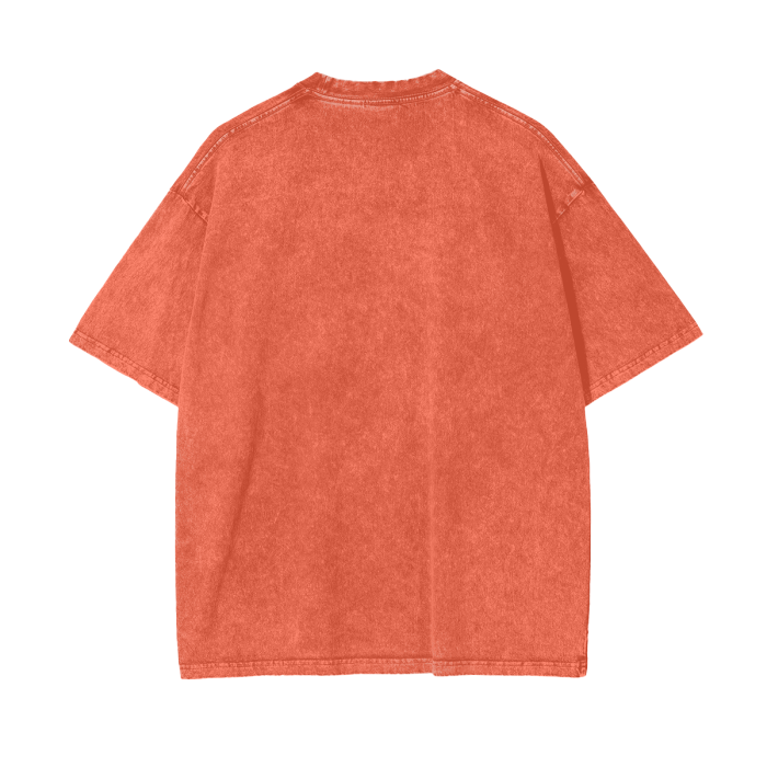 Turbo Granny Dandadan Acid Wash Oversize T-Shirt - 