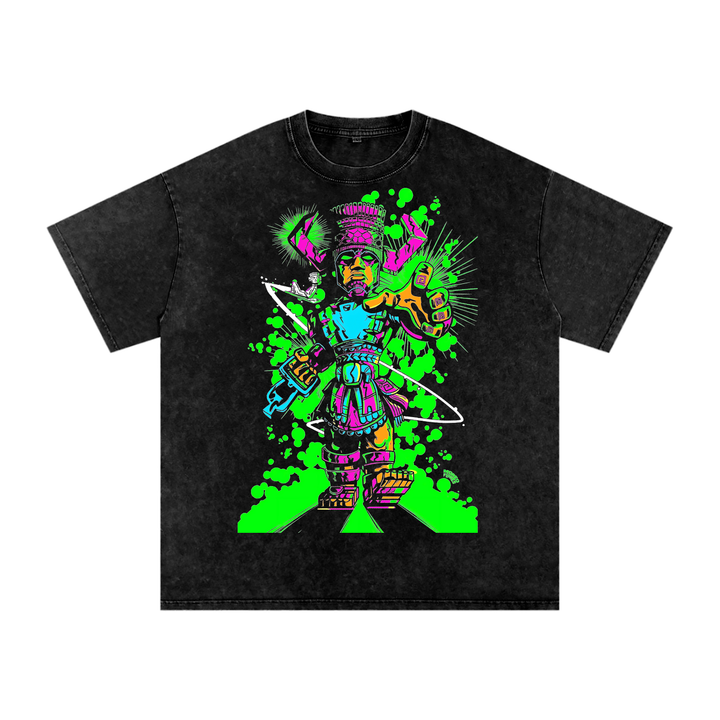 Galactus Acid Wash Oversize T-Shirt