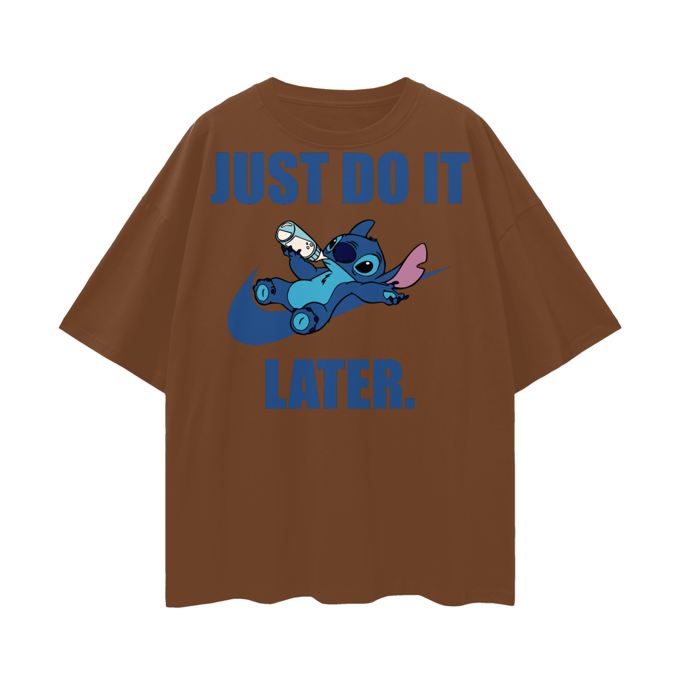 Stitch Oversize Deep Drop Shoulder Tee