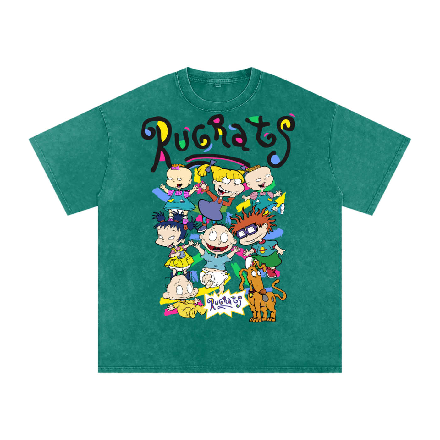 Rugrats Acid Wash Oversize T-Shirt