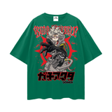 Rudo Gachiakuta Streetwear Loose Drop Shoulder T-Shirt