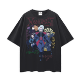 Hayashi Dandadan Streetwear Loose Drop Shoulder T-Shirt