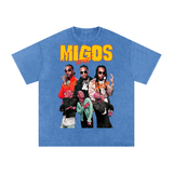 Migos Acid Wash Oversize T-Shirt