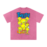 Tweety Acid Wash Oversize T-Shirt
