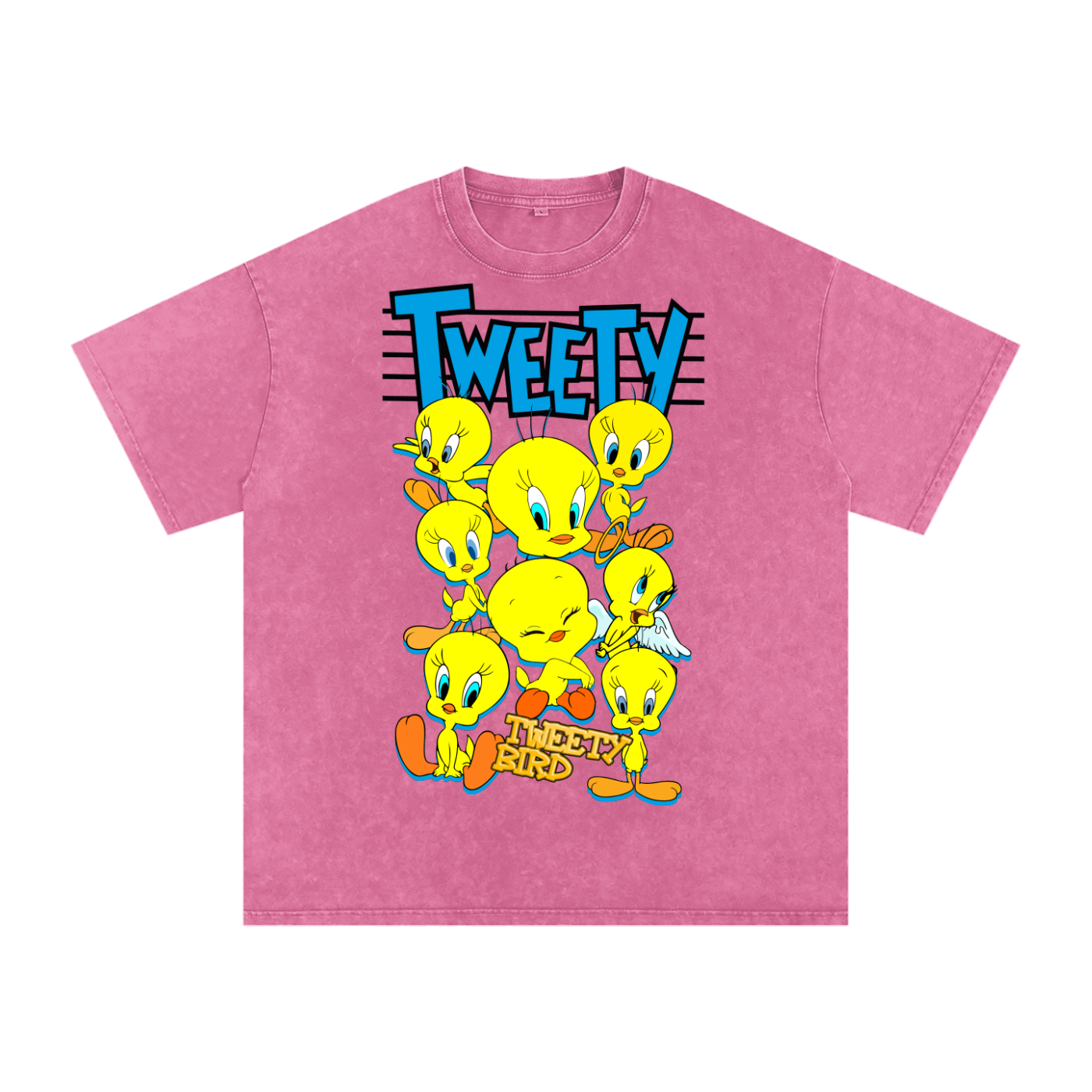 Tweety Acid Wash Oversize T-Shirt