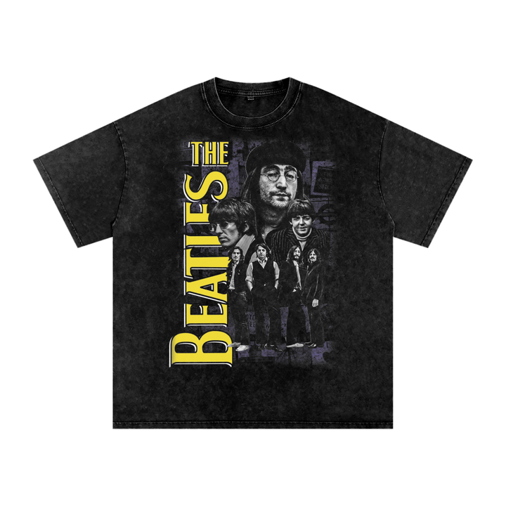 The Beatles Acid Wash Oversize T-Shirt