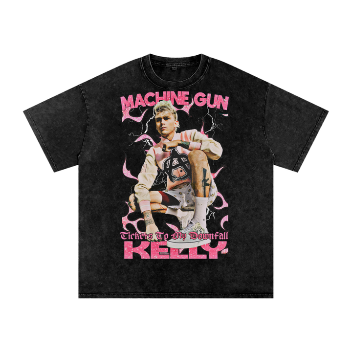 Machine Gun Kelly Acid Wash Oversize T-Shirt