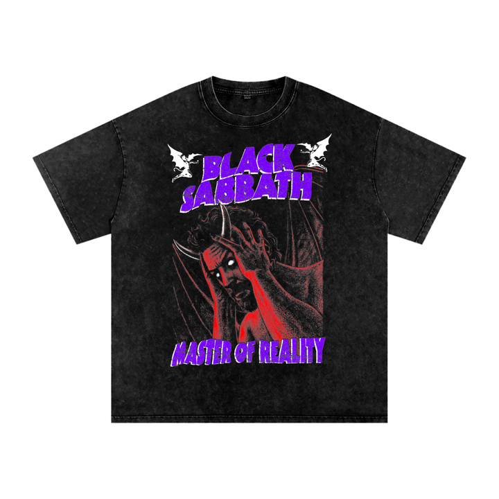 Black Sabbath Acid Wash Oversize T-Shirt