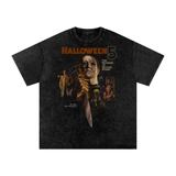 Halloween 5 Acid Wash Oversize T-Shirt