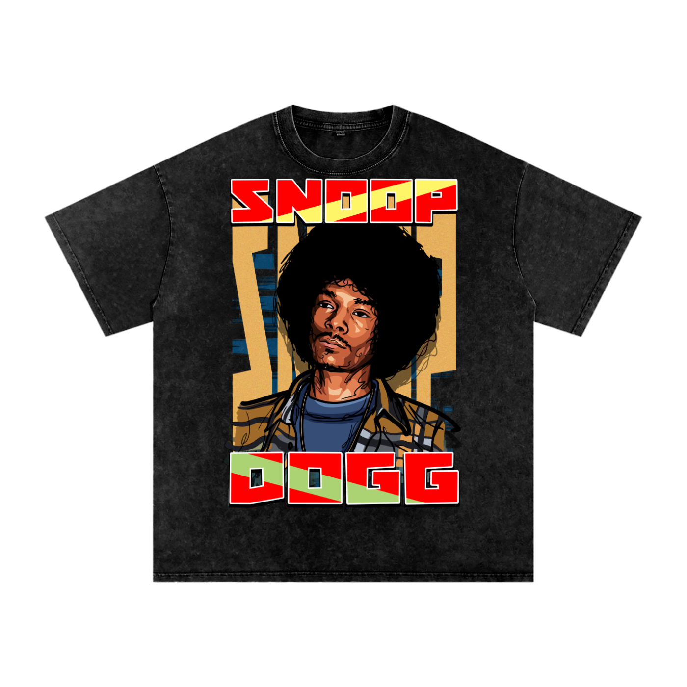 Snoop Dogg Acid Wash Oversize T-Shirt