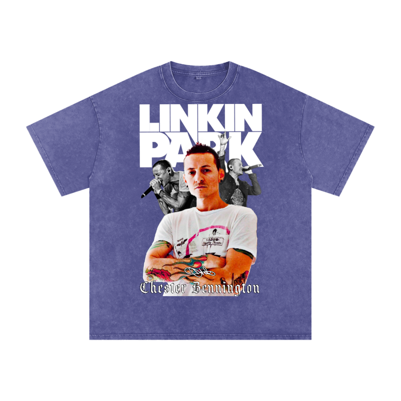Linkin Park Acid Wash Oversize T-Shirt