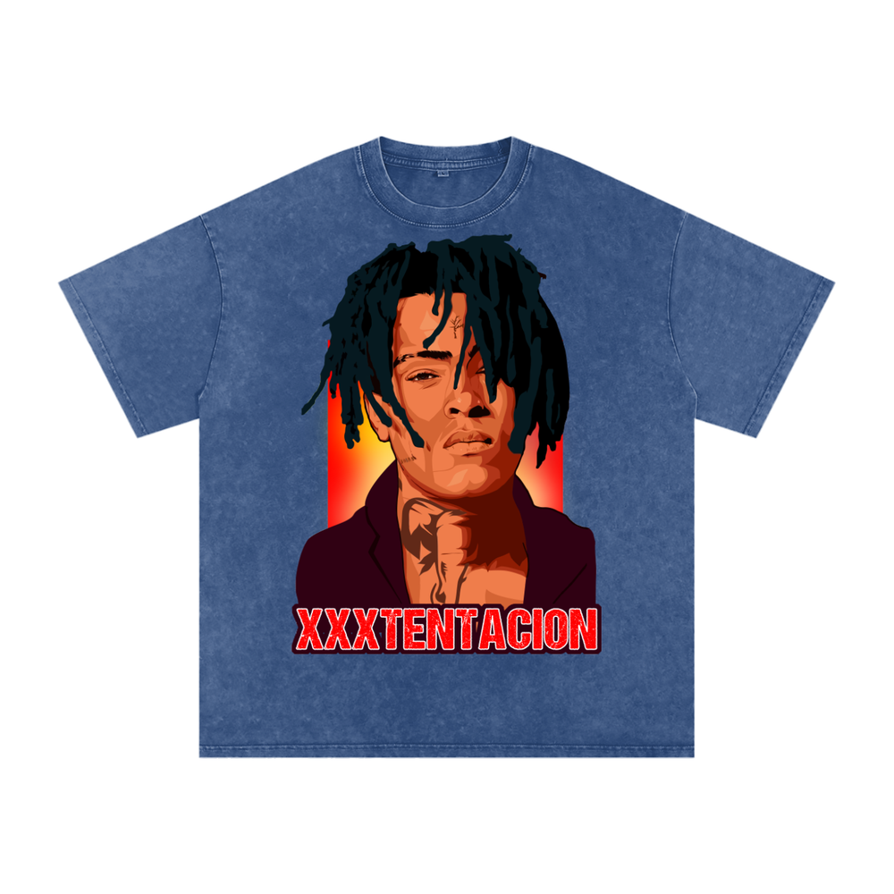 XXXTENTACION Acid Wash Oversize T-Shirt