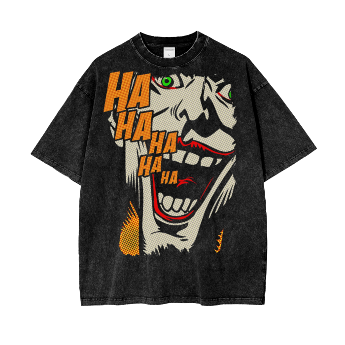 The Joker Acid Wash Oversize T-Shirt