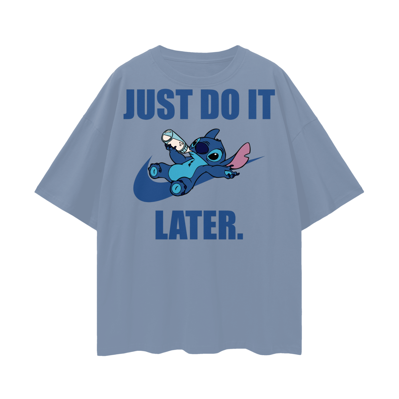 Stitch Oversize Deep Drop Shoulder Tee