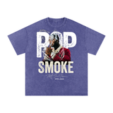 Pop Smoke Acid Wash Oversize T-Shirt