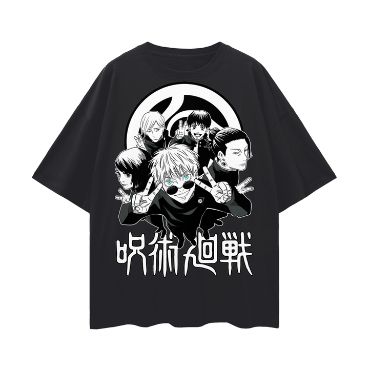 Jujitsu Kaisen Oversize Deep Drop Shoulder Tee