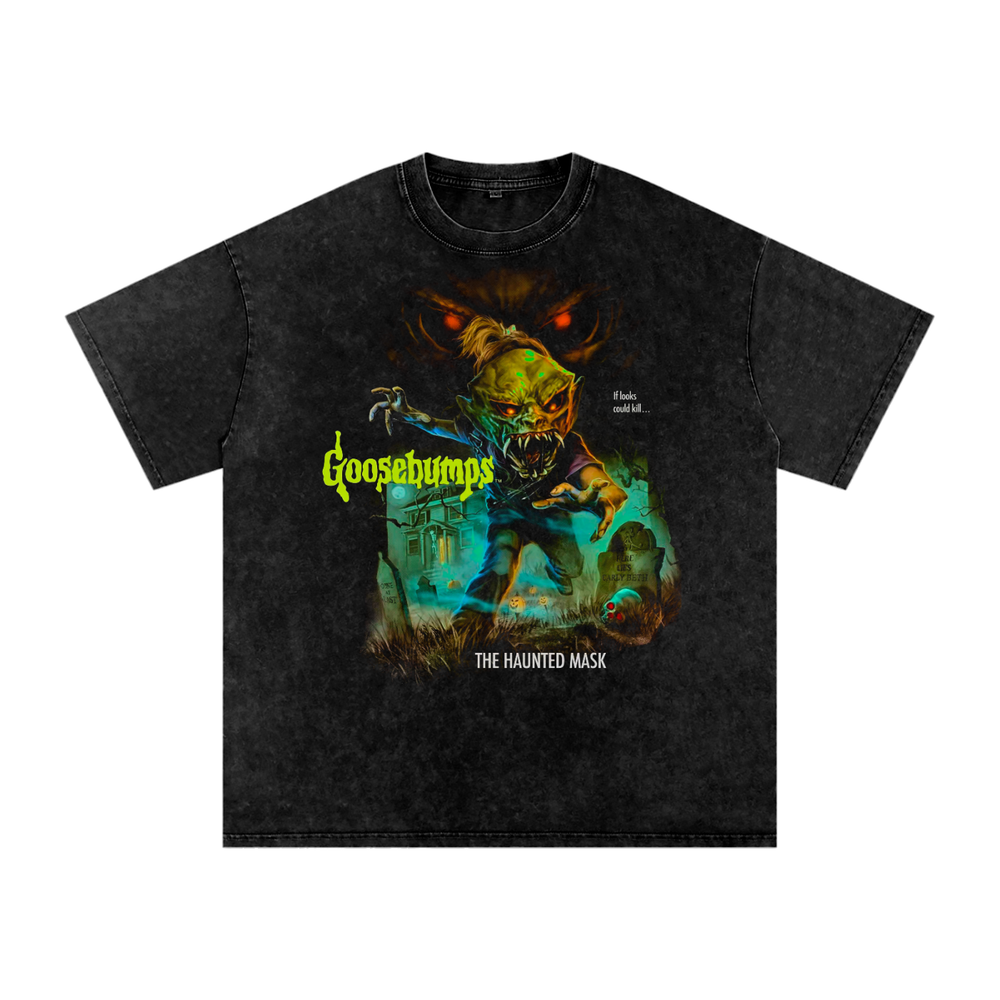 Goosebumps Acid Wash Oversize T-Shirt