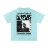 Micheal Myers Acid Wash Oversize T-Shirt