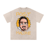 Post Malone Acid Wash Oversize T-Shirt