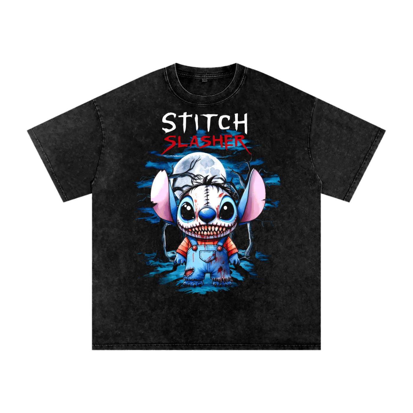 Stitch Acid Wash Oversize T-Shirt