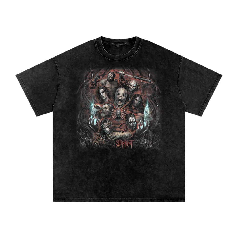 Slipknot Acid Wash Oversize T-Shirt
