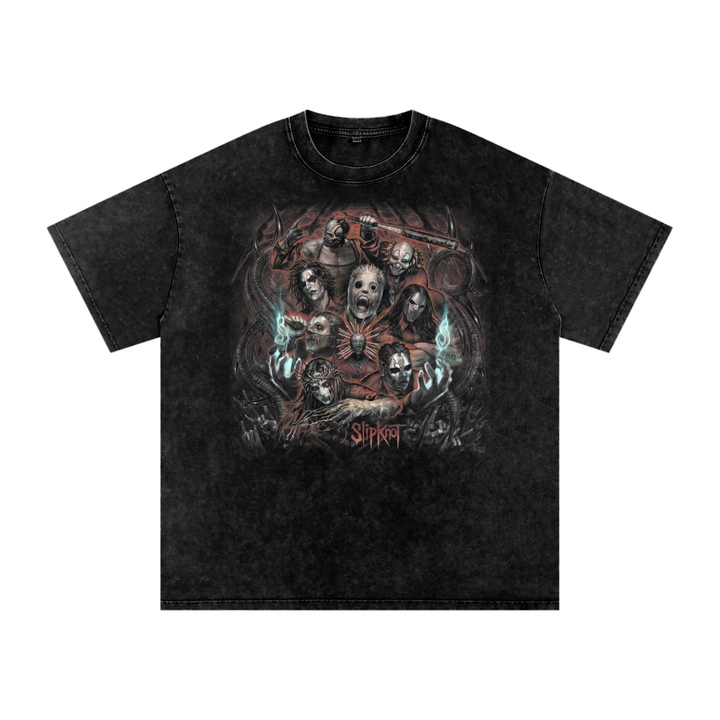 Slipknot Acid Wash Oversize T-Shirt