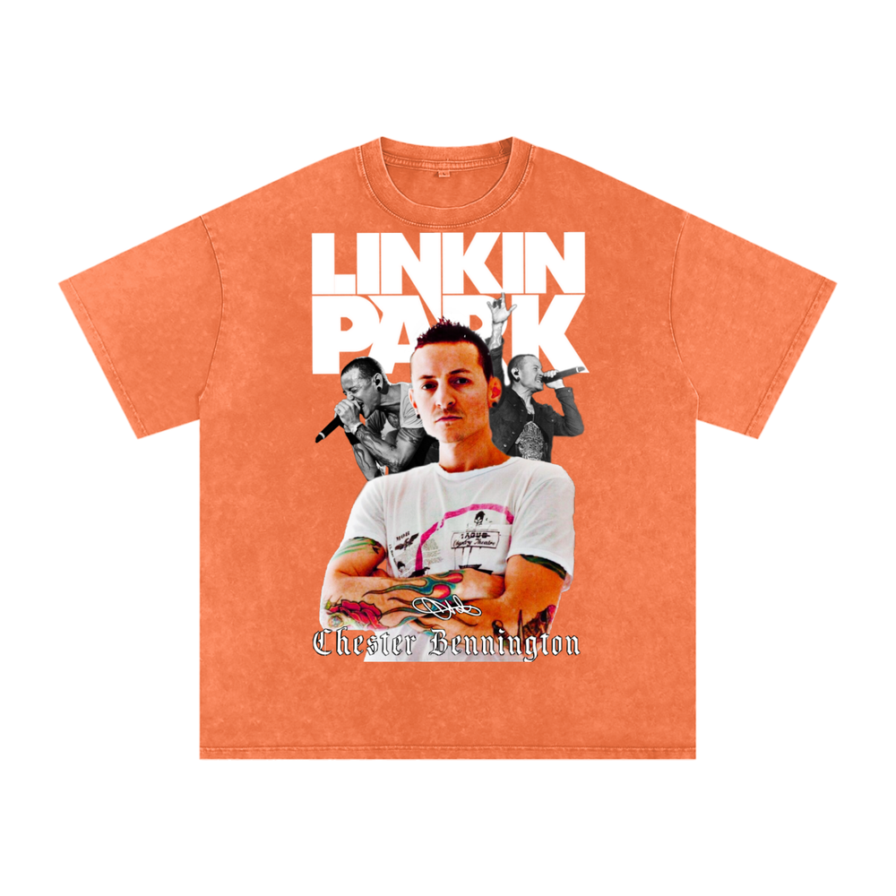 Linkin Park Acid Wash Oversize T-Shirt