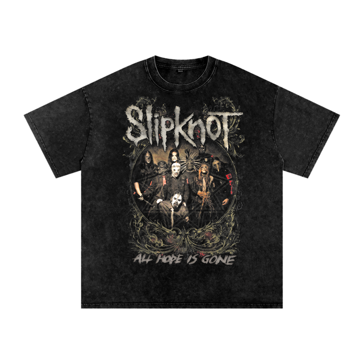 Slipknot Acid Wash Oversize T-Shirt