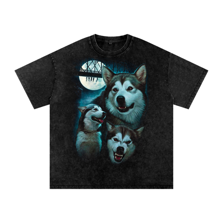 The lost boys Acid Wash Oversize T-Shirt