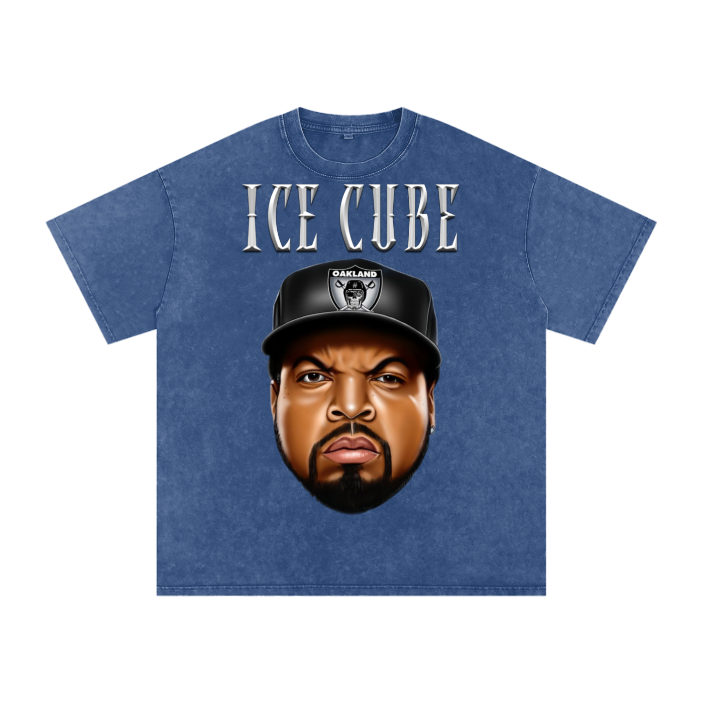 Ice Cube Acid Wash Oversize T-Shirt