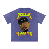 Kanye West Acid Wash Oversize T-Shirt