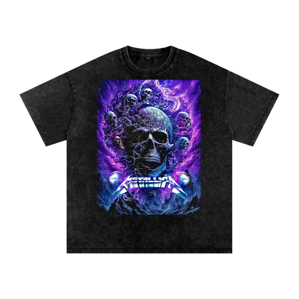 Metallica Acid Wash Oversize T-Shirt