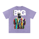 Biggie Acid Wash Oversize T-Shirt - 250 GSM