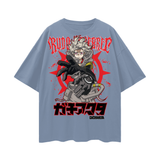 Rudo Gachiakuta Streetwear Loose Drop Shoulder T-Shirt