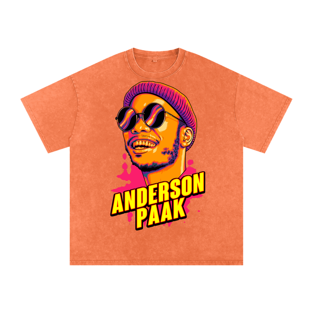 Anderson Paak Acid Wash Oversize T-Shirt
