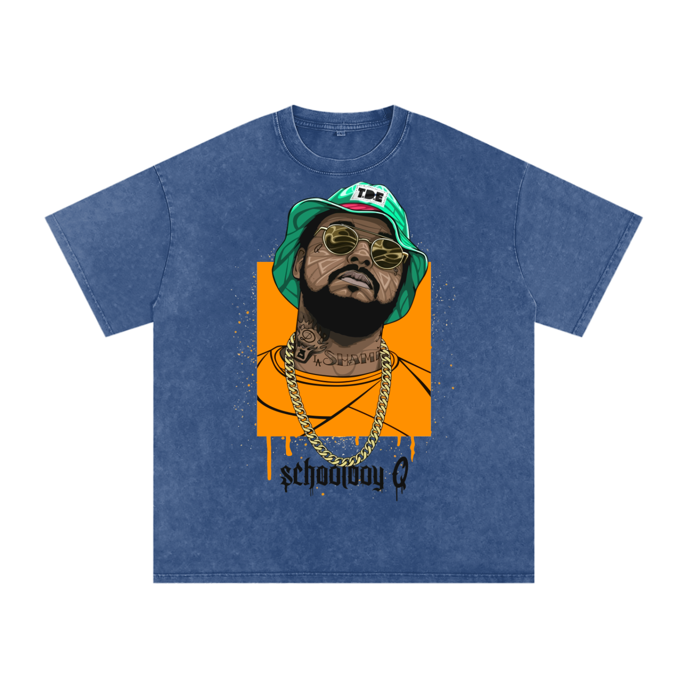 Schoolboy Q Acid Wash Oversize T-Shirt