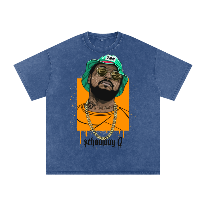 Schoolboy Q Acid Wash Oversize T-Shirt